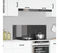 vidaXL Rivestimento da Cucina Grigio scuro 110 x 40 x 0.6 cm
