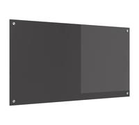 vidaXL Rivestimento da Cucina Grigio scuro 110 x 60 cm vetro temperato