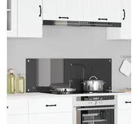 vidaXL Rivestimento da Cucina Grigio scuro 120 x 40 x 0.6 cm