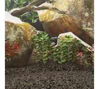 vidaXL Rocce Vulcaniche 10 kg Nere 1-2 cm