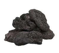 vidaXL Rocce Vulcaniche 25 kg Nere 10-30 cm, Roccia di Lava vulcanica, Pietra vulcanica, Pietra Decorativa Acquario, Roccia lavica, Pietra lavica