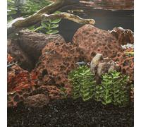 vidaXL Rocce Vulcaniche 25 kg Rosse 10-30 cm, Roccia di Lava vulcanica, Pietra vulcanica, Pietra Decorativa Acquario, Roccia lavica, Pietra lavica
