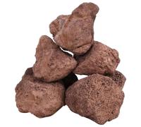 vidaXL Rocce Vulcaniche 25 kg Rosse 10-30 cm, Roccia di Lava vulcanica, Pietra vulcanica, Pietra Decorativa Acquario, Roccia lavica, Pietra lavica