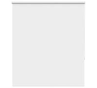 vidaXL Rolgordijn verduisterend 130x150 cm stofbreedte 126,6 cm wit