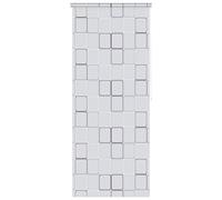 vidaXL Tenda a Rullo da Doccia 100x240cm con Motivo a Quadrati Tendaggio Bagno