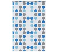 Tenda a rullo per doccia 140x240 cm con motivo a cerchi