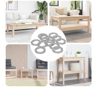 vidaXL Rondelle 52941 pcs Argento Ferro