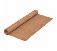 vidaXL Rullo di sughero marrone 100 x 1000 x 0,2 cm in sughero, moderno rullo rettangolare in sughero, resistente rivestimento acustico da parete, isolamento termico, miglioramento dell'efficienza