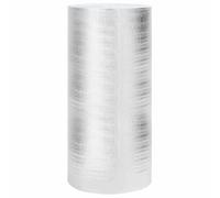 vidaXL Rotolo Riflettore Cilindrico per Radiatore Riscaldante 1 X 50 m | Argento Opaco Plastica Risparmiatore Energia Soluzione Interna Locale di Servizio Design Versatile e Durevole