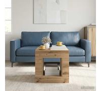 vidaXL Tavolino da salotto rettangolare in rovere artigianale, superficie moderna, design resistente all'umidità, decorazione funzionale per piccoli spazi
