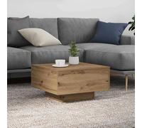 vidaXL Rovere Artigianale 55 x 55 x 31 cm Legno ingegnerizzato