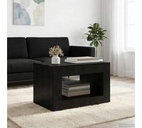 vidaXL Rovere nero, soggiorno, tavolino da caffè moderno, pezzo di accento rettangolare, mobili per la casa durevoli, superficie compatta utile, design minimalista