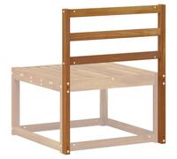 vidaXL Rugleuning Bruin 59 x 4 x 73 cm Massief Acaciahout
