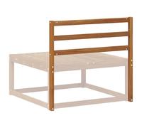 vidaXL Rugleuning Bruin 79 x 4 x 73 cm Massief Acaciahout