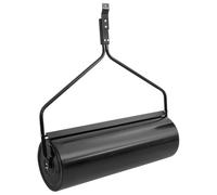 vidaXL Rullo da Giardino a Spinta Nero 63 L Ferro, Rullo per Erba, Rullo per Semina, aeratore per Erba, Rullo arieggiatore, Rullo per Prato