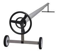 vidaXL Rullo di Copertura per Piscina con Base in Acciaio Inox