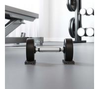 vidaXL Rullo in gomma Nero Gomma