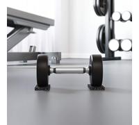 vidaXL Rullo in gomma Nero Gomma