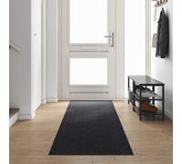 vidaXL Runner in Moquette Antracite 80 x 400 cm Tessuto