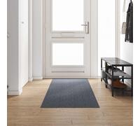 vidaXL Runner in Moquette Grigio 80 x 300 cm Tessuto