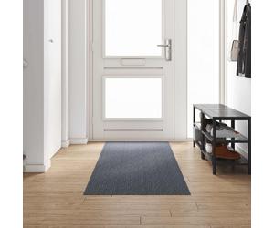 vidaXL Runner in Moquette Grigio 80 x 300 cm Tessuto