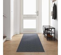 vidaXL Runner in Moquette Grigio 80 x 400 cm Tessuto
