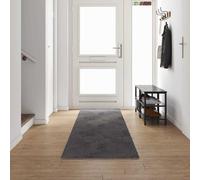 vidaXL Runner in Moquette Grigio 80 x 500 cm 100% Polipropilene Tuft