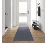 vidaXL Runner in Moquette Grigio chiaro 80 x 500 cm Tessuto
