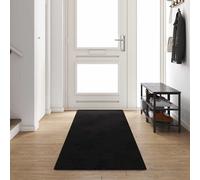 vidaXL Runner in Moquette Nero 80 x 400 cm 100% Polipropilene Tuft