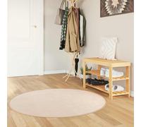 vidaXL Runner Tappeto MARSA Crema 120 x 120 cm Poliestere e PVC