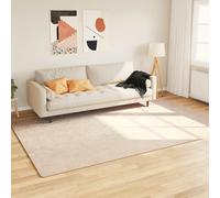 vidaXL Runner Tappeto MARSA Crema 150 x 230 cm Poliestere e PVC