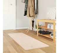 vidaXL Runner Tappeto MARSA Crema 50 x 200 cm Poliestere e PVC