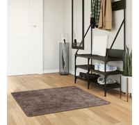 vidaXL Runner Tappeto MARSA Grigio 100 x 100 cm Poliestere e PVC