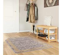 vidaXL Runner Tappeto MARSA Grigio 80 x 200 cm Poliestere e PVC