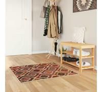vidaXL Runner Tappeto MARSA Multicolore 100 x 100 cm Poliestere e PVC