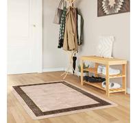 vidaXL Runner Tappeto MARSA Nero 80 x 200 cm Poliestere e PVC