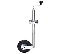 vidaXL Ruotino per Rimorchio con Morsetto Diviso 48 mm Acciaio Zincato