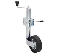 vidaXL Ruotino per Rimorchio con Morsetto Diviso 60 mm Acciaio Zincato