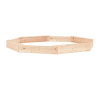 vidaXL Sabbiera con Sedute Ottagonale in Legno Massello di Pino