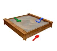vidaXL Sabbiera Quadrata in Legno