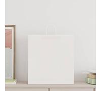 vidaXL Sacchetti di Carta 250 pz con Manici Bianchi 45x17x48 cm, Sacchetto di Carta, Sacchetto Regalo di Carta, Sacchetto Regalo di Carta