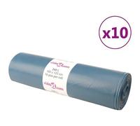 VIDAXL - Sacchetti Per Cestini 100 Pz Blu 240 L