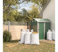 vidaXL Sacchi Intrecciati 100 pcs Bianco 65 x 105 cm PP