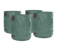 vidaXL Sacchi per Rifiuti da Giardino 4 pz 500 l Verde Polipropilene