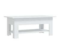 vidaXL Tavolino da Salotto Bianco 102x55x42 cm in Truciolato