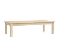 vidaXL Tavolino da Salotto 110x50x30 cm Legno Massello di Pino