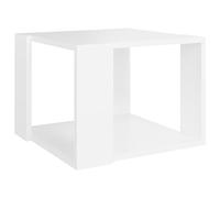 vidaXL Tavolino da salotto Bianco 40x40x30 cm in legno multistrato
