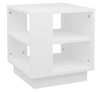 vidaXL Tavolino da salotto in legno multistrato Bianco 40x40x43 cm