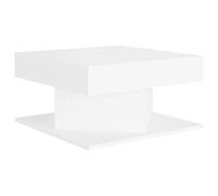 vidaXL Tavolino da Salotto Bianco 57x57x30 cm in Legno Multistrato