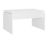 vidaXL Tavolino da salotto Bianco 68x50x38 cm legno multistrato